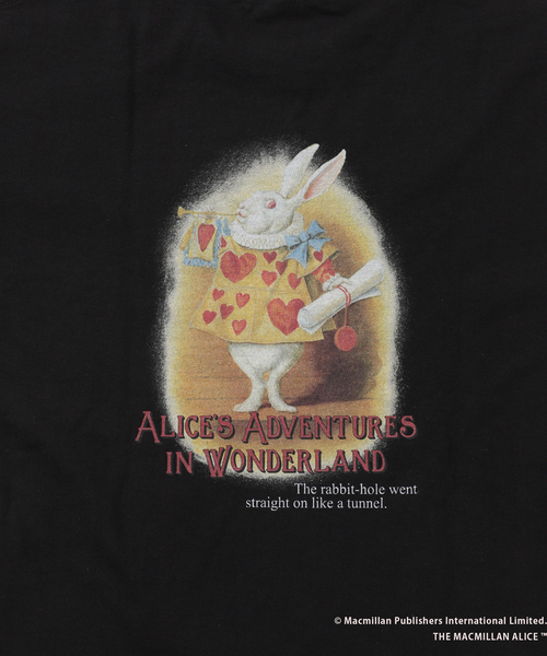 JOURNAL STANDARD relume(ジャーナルスタンダード レリューム)の「【THE MACMILLAN ALICE / マクミラン・アリス】別注プリントTシャツ(Tシャツ/カットソー・メンズ・ブラック/アイボリー/ホワイト・MEDIUM/LARGE)」の14枚目の写真