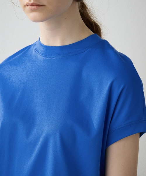 LE SOUK HOLIDAY(ルスークホリデー)の「★ポイントカラー★モックネックTシャツ(Tシャツ/カットソー・レディース・ブルー/ベージュ/イエロー/パープル/ピンク/グリーン・M/L)」の18枚目の写真