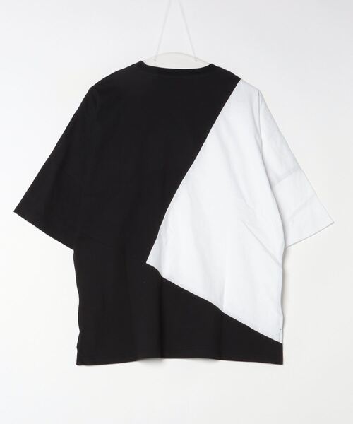 RE730(アールイーセブンサーティー)の「Color-coordinated dolman T-shirt / 配色ドルマンTシャツ unisex(Tシャツ/カットソー・メンズ・ブラック/ホワイト・M/L)」の22枚目の写真