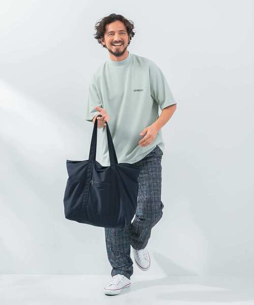 URBAN RESEARCH Sonny Label（アーバンリサーチサニーレーベル）の「OOPS　トートバッグ（トートバッグ・メンズ・ライトベージュ/ブラック/ネイビー・ONE）」の7枚目の写真