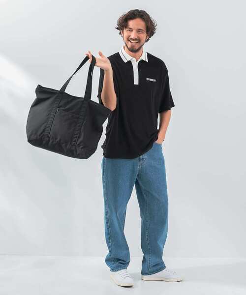 URBAN RESEARCH Sonny Label（アーバンリサーチサニーレーベル）の「OOPS　トートバッグ（トートバッグ・メンズ・ライトベージュ/ブラック/ネイビー・ONE）」の16枚目の写真