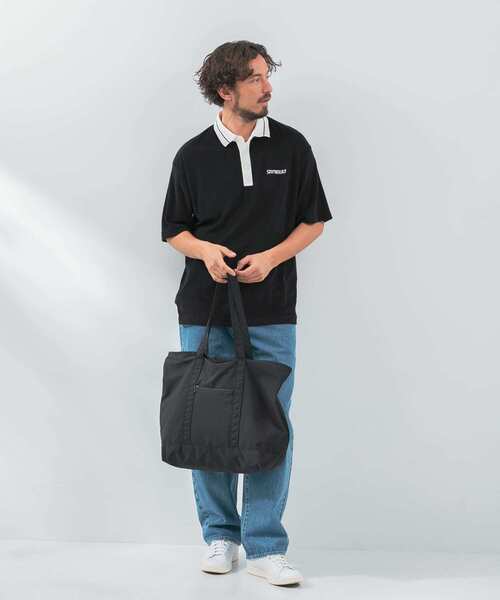 URBAN RESEARCH Sonny Label（アーバンリサーチサニーレーベル）の「OOPS　トートバッグ（トートバッグ・メンズ・ライトベージュ/ブラック/ネイビー・ONE）」の17枚目の写真