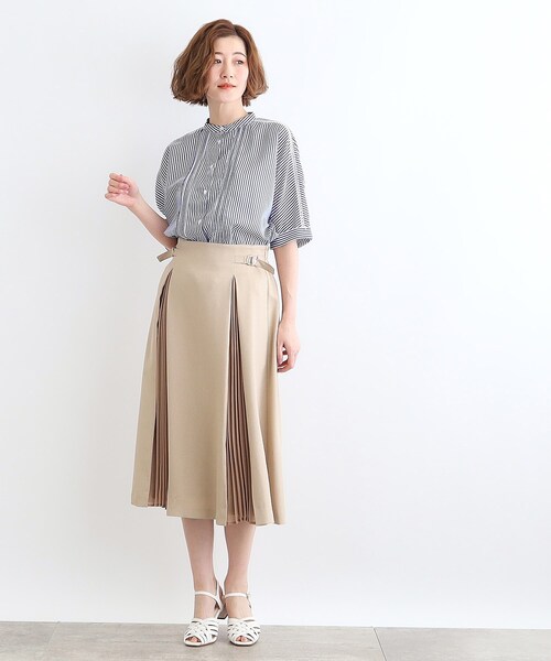 grove（グローブ）の「◆【イージーケア・UVカット・接触冷感】ピンタックドルマンシャツブラウス（シャツ/ブラウス・レディース・オフホワイト/ブラック/イエロー/ナチュラル/ホワイト系5・01/02/03/04/05）」の19枚目の写真