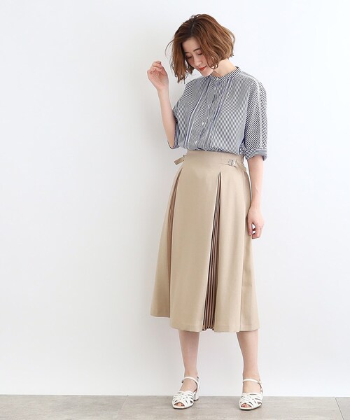 grove（グローブ）の「◆【イージーケア・UVカット・接触冷感】ピンタックドルマンシャツブラウス（シャツ/ブラウス・レディース・オフホワイト/ブラック/イエロー/ナチュラル/ホワイト系5・01/02/03/04/05）」の20枚目の写真