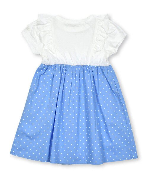 SLAP SLIP（スラップスリップ）の「肩フリルストライプチェックドット切り替えスカートワンピース(80~140cm)（ワンピース・キッズ・ブルー系その他/ブラック系その他・110cm/120cm/140cm/130cm/90cm/100cm/80ｃｍ）」の15枚目の写真