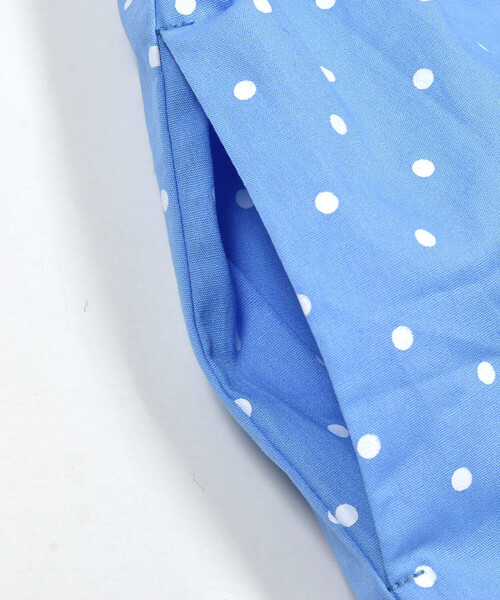 SLAP SLIP（スラップスリップ）の「肩フリルストライプチェックドット切り替えスカートワンピース(80~140cm)（ワンピース・キッズ・ブルー系その他/ブラック系その他・110cm/120cm/140cm/130cm/90cm/100cm/80ｃｍ）」の20枚目の写真