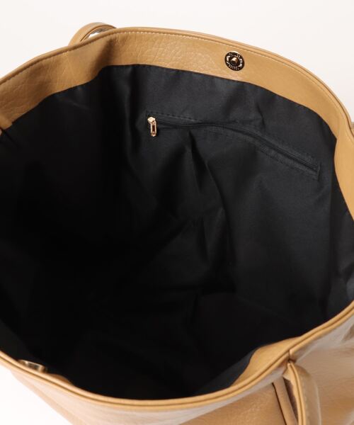 LA VORAGINE（ラ ヴォラジネ）の「A４大容量脇トートバッグ（トートバッグ・レディース・ベージュ/ブラック/アイボリー/ライトピンク・FREE）」の5枚目の写真