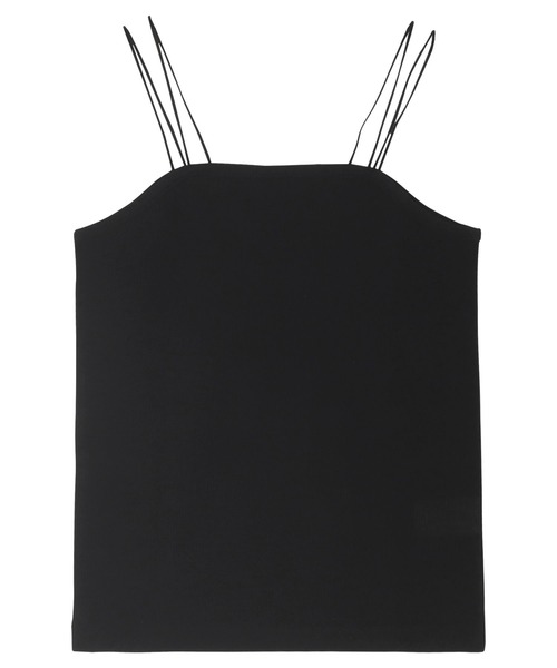 KOBE LETTUCE(コウベレタス)の「ダブルストラップラメキャミソール(キャミソール・レディース・ピンクベージュ/ブラック/ブルー/ライトグレー・M)」の12枚目の写真