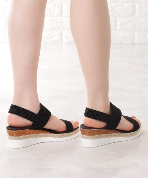 新品！SHIPS for women バックストラップウェッジサンダル