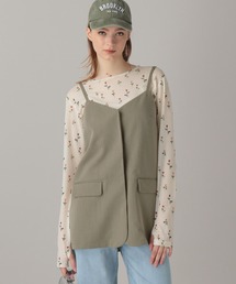 FOREVER 21 | 【2024SS】ジャケ風キャミチュニック(その他トップス)