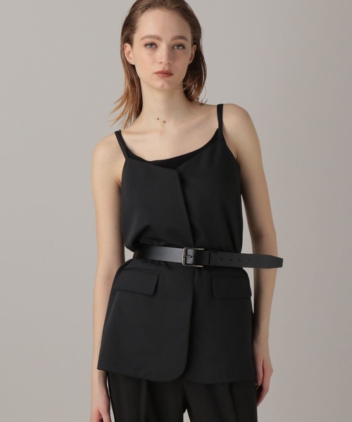 FOREVER 21(フォーエバー トゥエンティーワン)の「【2024SS】ジャケ風キャミチュニック(その他トップス・レディース・ブラック/ベージュ・FREE)」の2枚目の写真