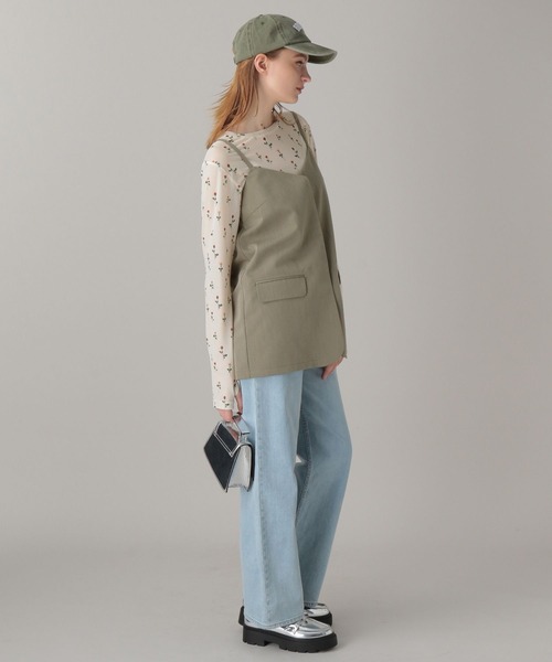FOREVER 21(フォーエバー トゥエンティーワン)の「【2024SS】ジャケ風キャミチュニック(その他トップス・レディース・ブラック/ベージュ・FREE)」の5枚目の写真