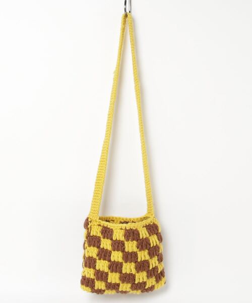 BAL（バル）の「【BAL】バル HAND KNIT SACOCHE（ショルダーバッグ・メンズ・グリーン/ブラウン・ONESIZE）」の7枚目の写真