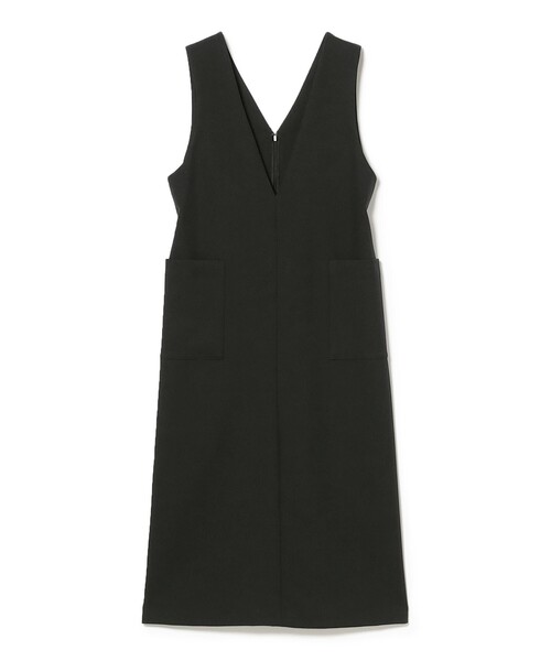 B:MING by BEAMS（ビーミングバイビームス）の「深Vネック ジャンパースカート（S～M)（ジャンパースカート・レディース・ブラック/ブラウン系その他3・SMALL/MEDIUM）」の9枚目の写真