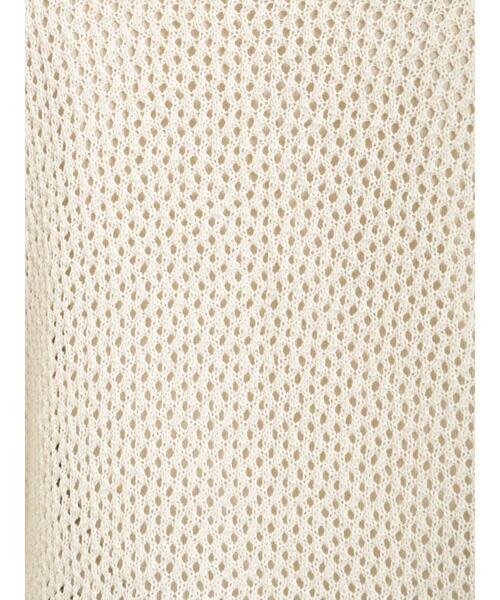 Samansa Mos2（サマンサ モスモス）の「◎メッシュニットトップス（ニット/セーター・レディース・ブラック/キナリ/ベージュ・F）」の17枚目の写真