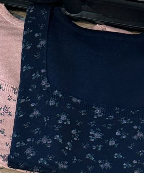 aimoha（アイモハ）の「【Aimoha】花柄半袖トップス (SS)（Tシャツ/カットソー・レディース・ホワイト/ピンク/イエロー/ブルー/ブラック・FREE）」の22枚目の写真