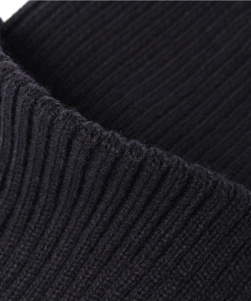 koe（コエ）の「細リブニットワッチ（ハット・レディース・グレー/カーキ/ネイビー・FREE）」の6枚目の写真