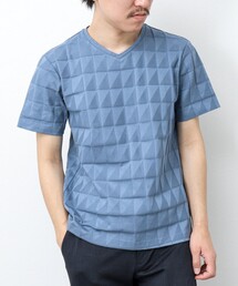 NOLLEY’S | 幾何学リンクスVネックTシャツ(Tシャツ/カットソー)