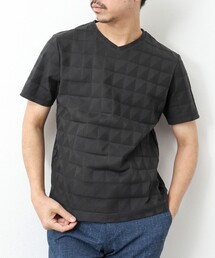 NOLLEY’S | 幾何学リンクスVネックTシャツ(Tシャツ/カットソー)