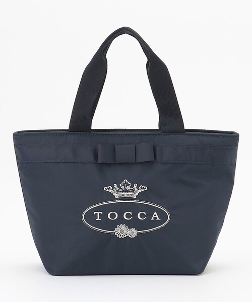 TOCCA（トッカ）の「POINT OF RIBBON COOLERBAG クーラーバッグ（トートバッグ・レディース・ベージュ系/ブラック系/ネイビー系・F）」の11枚目の写真