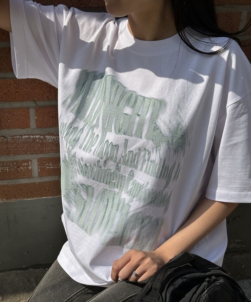 SLOWACID（スローアシッド）の「【UNISEX】SLOW ACID／OPTICAL T 2118248（Tシャツ/カットソー・レディース・ネイビー/ホワイト/ブラック・MEDIUM/SMALL/LARGE）」の2枚目の写真