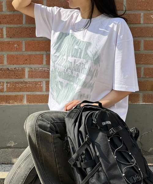 SLOWACID（スローアシッド）の「【UNISEX】SLOW ACID／OPTICAL T 2118248（Tシャツ/カットソー・レディース・ネイビー/ホワイト/ブラック・MEDIUM/SMALL/LARGE）」の8枚目の写真