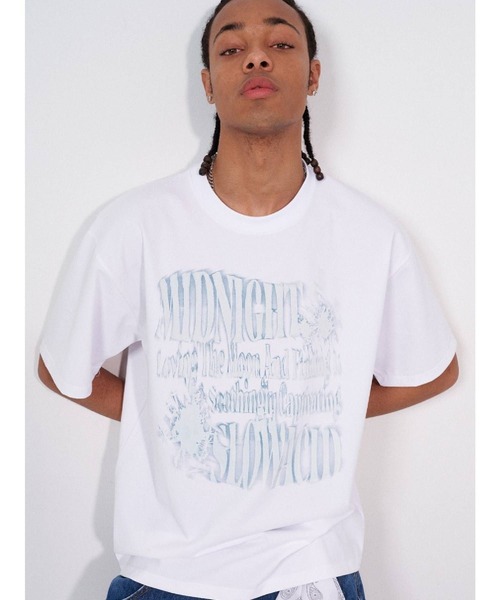 SLOWACID（スローアシッド）の「【UNISEX】SLOW ACID／OPTICAL T 2118248（Tシャツ/カットソー・レディース・ネイビー/ホワイト/ブラック・MEDIUM/SMALL/LARGE）」の12枚目の写真