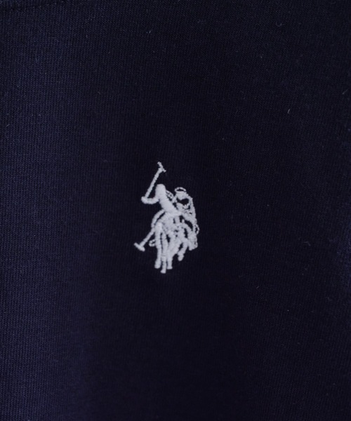 U.S. POLO ASSN.（ユーエスポロアッスン）の「【WEB限定】【KIDS】【U.S. POLO ASSN】刺繍ロゴTee（Tシャツ/カットソー・キッズ・アイボリー/ネイビー・100/120/140/150）」の8枚目の写真