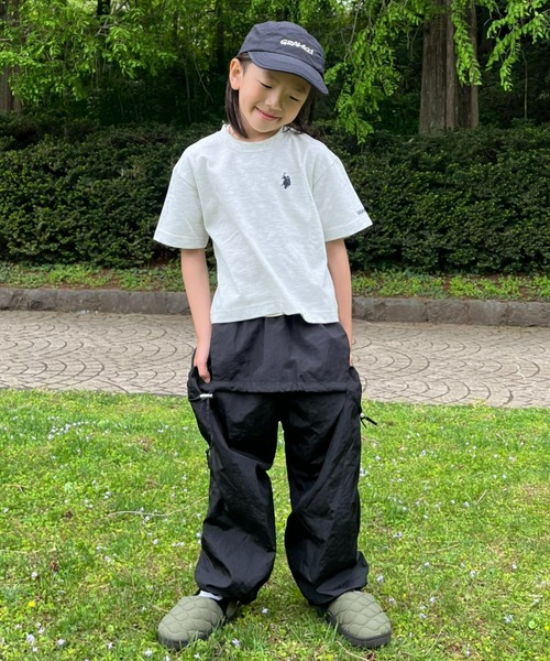 U.S. POLO ASSN.（ユーエスポロアッスン）の「【WEB限定】【KIDS】【U.S. POLO ASSN】刺繍ロゴTee（Tシャツ/カットソー・キッズ・アイボリー/ネイビー・100/120/140/150）」の12枚目の写真