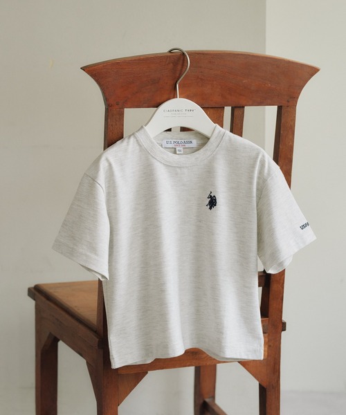 U.S. POLO ASSN.（ユーエスポロアッスン）の「【WEB限定】【KIDS】【U.S. POLO ASSN】刺繍ロゴTee（Tシャツ/カットソー・キッズ・アイボリー/ネイビー・100/120/140/150）」の15枚目の写真