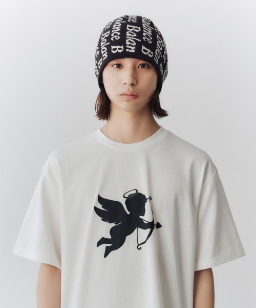 MOMENTEL 愛　ビーニー FOREVER21 ニット帽 ニットキャップ 「ANGEL BLUE」ビーニー