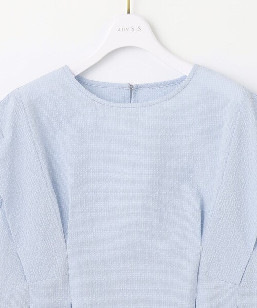 ANY SIS（エニィスィス）の「【洗える】カラミタンブラータック ブラウス（シャツ/ブラウス・レディース・スカイブルー系/ホワイト系/ブラック系・2）」の16枚目の写真