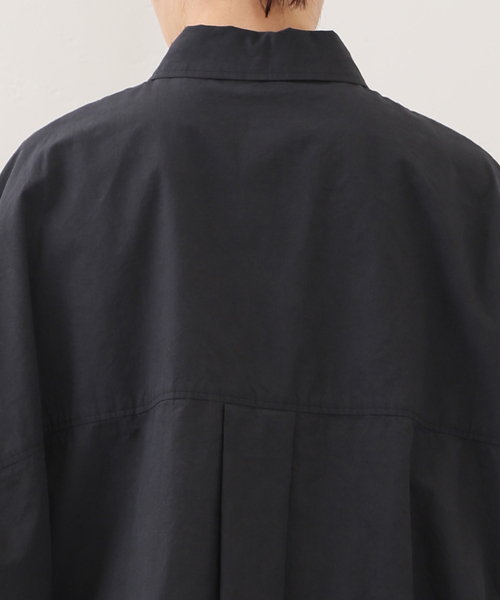 23SS 美品 ジャーナルスタンダードラックス タイプワッシャー ワイドシャツ JOURNAL STANDARD LUXE（ジャーナルスタンダード ラックス）の