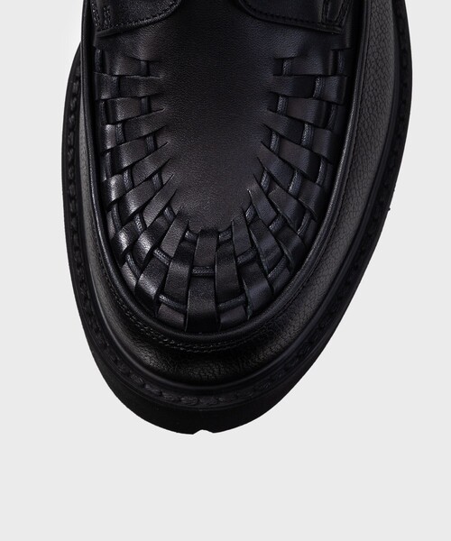 希少✨foot the coacher レザー シューズ メンズ パイソン foot the coacher(フットザコーチャー) HARDERレザーシューズ