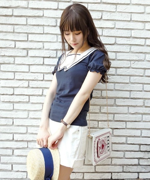 F i.n.t（フィント）の「デニム裾フリンジショートパンツ/F&A/fint（デニムパンツ・レディース・オフホワイト/インディゴブルー・M/S）」の10枚目の写真