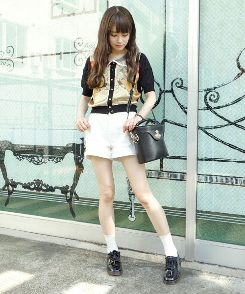 F i.n.t（フィント）の「デニム裾フリンジショートパンツ/F&A/fint（デニムパンツ・レディース・オフホワイト/インディゴブルー・M/S）」の7枚目の写真