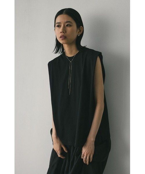 STYLEMIXER（スタイルミキサー）の「ショルダータックタンク（タンクトップ・レディース・ホワイト/ピンク/チャコールグレー/ブラック・FREE）」の19枚目の写真