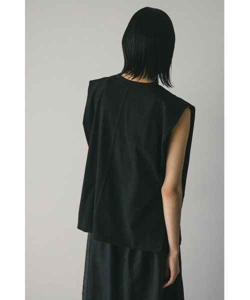 STYLEMIXER（スタイルミキサー）の「ショルダータックタンク（タンクトップ・レディース・ホワイト/ピンク/チャコールグレー/ブラック・FREE）」の21枚目の写真