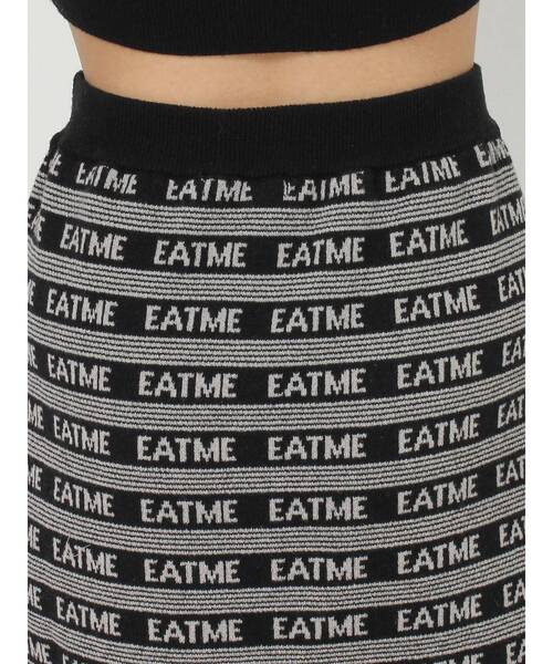 EATME(イートミー)の「EATMEロゴニットスカート(セットアップ可能)(スカート・レディース・ブラック/ブラウン/グレー/ラベンダー・FREE)」の6枚目の写真
