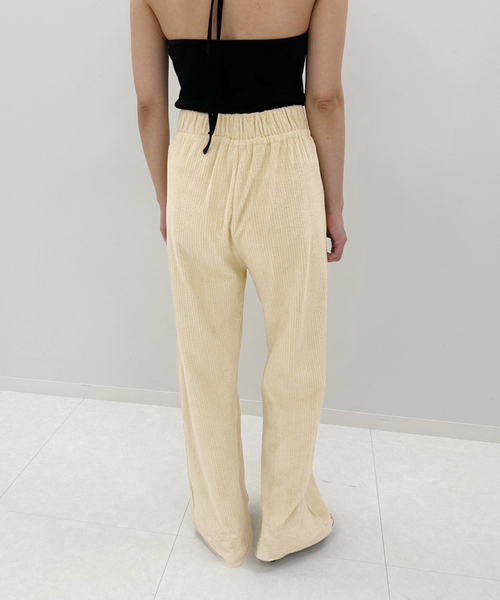 BASERANGE(ベースレンジ)の「【BASERANGE/ベースレンジ】POSE PANTS(その他パンツ・レディース・ベージュ・X-SMALL)」の3枚目の写真