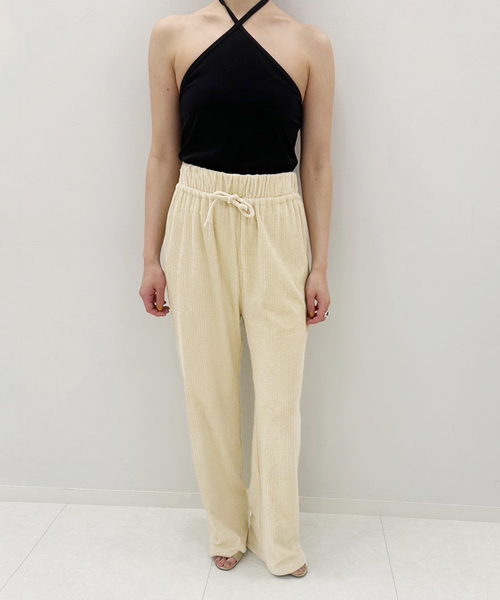 BASERANGE(ベースレンジ)の「【BASERANGE/ベースレンジ】POSE PANTS(その他パンツ・レディース・ベージュ・X-SMALL)」の12枚目の写真