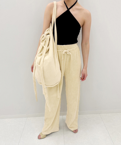 BASERANGE(ベースレンジ)の「【BASERANGE/ベースレンジ】POSE PANTS(その他パンツ・レディース・ベージュ・X-SMALL)」の13枚目の写真