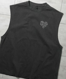 ヴィンテージライク ノースリーブ プリントTシャツ【IR】 オーバーサイズ メンズ レディース