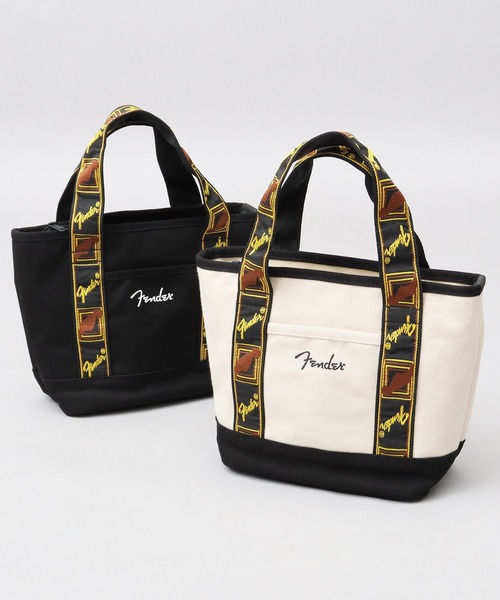 Fender(フェンダー)の「ヘビーキャンバス ハンドトートバッグ モノグラムストラップ(トートバッグ・メンズ・ホワイト/ブラック・FREE)」の17枚目の写真