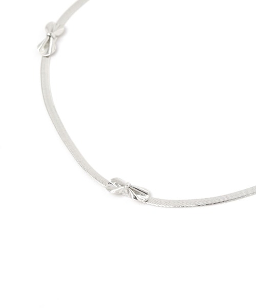 Heather(ヘザー)の「スネイクチェーンモチーフネックレス 126758(ネックレス・レディース・シルバー/ゴールド・ONE SIZE)」の3枚目の写真