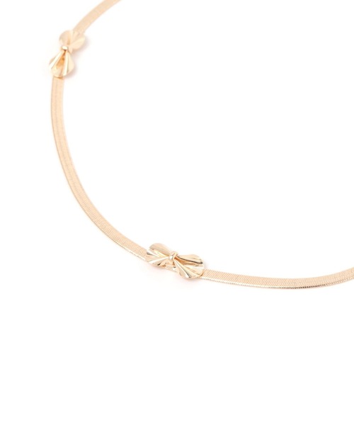 Heather(ヘザー)の「スネイクチェーンモチーフネックレス 126758(ネックレス・レディース・シルバー/ゴールド・ONE SIZE)」の4枚目の写真
