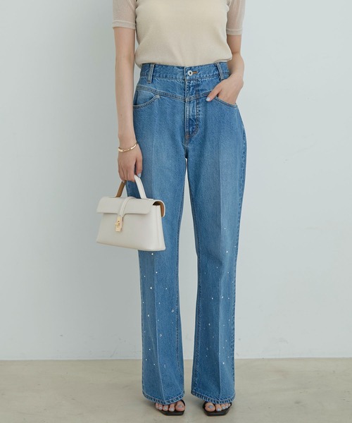 VIS(ビス)の「ホットフィットフレアデニム(デニムパンツ・レディース・ブラック系その他/ブルー系その他4・M/S)」の21枚目の写真