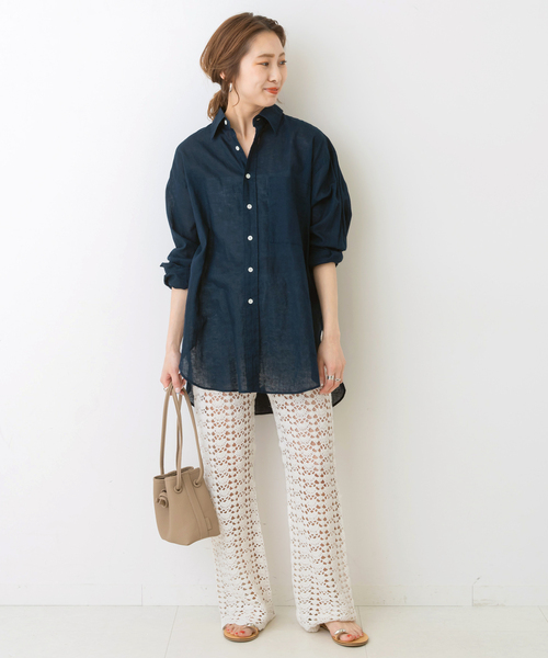 Spick & Span（スピックアンドスパン）の「かぎ針ニットパンツ