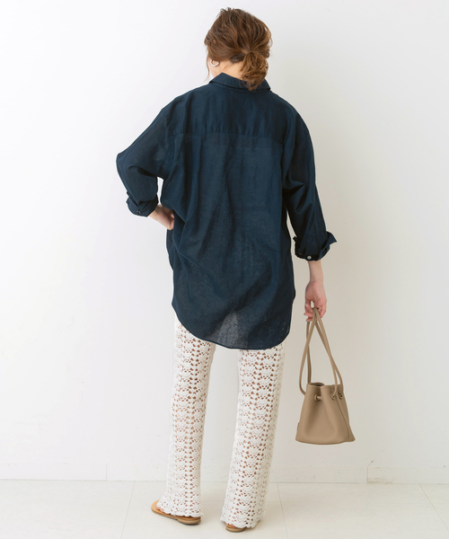 Spick & Span（スピックアンドスパン）の「かぎ針ニットパンツ