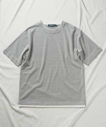 UNION STATION | ハニカムボーダーフェイクレイヤードTシャツ(Tシャツ/カットソー)